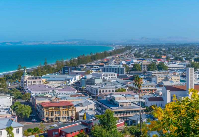 Napier Aerieal View from Bluff Hill