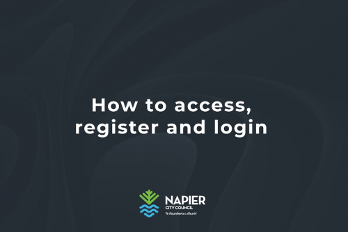 Access, register and login 