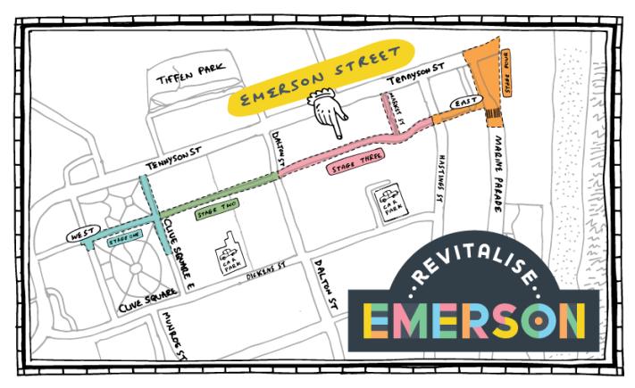 Emerson Street Map with Lockup F.A